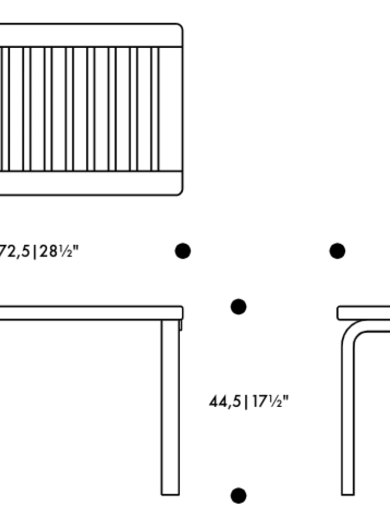 Artek Bench 153B [Ex-display]