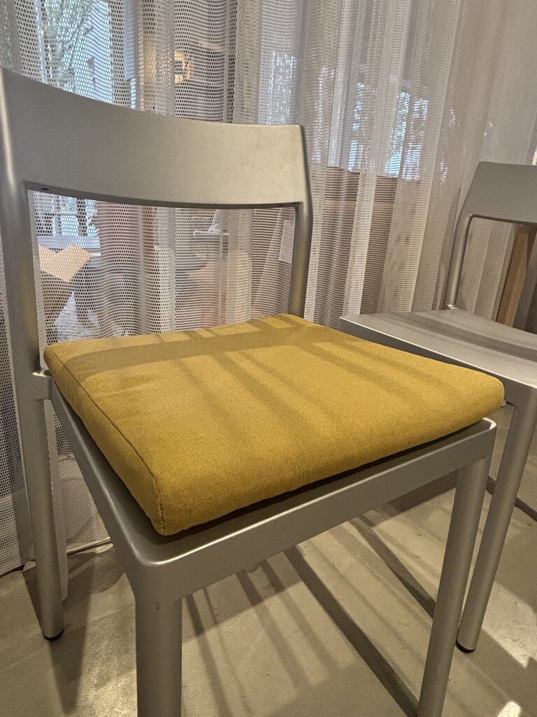 HAY Type chair - Aluminium + Seat cushion Ochre [Ex-display]