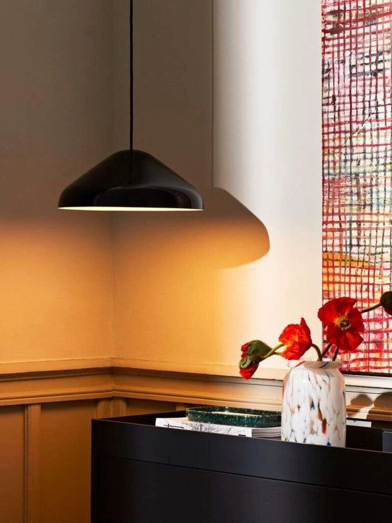 HAY Pao steel pendant - 47cm - Soft black [Ex-display]