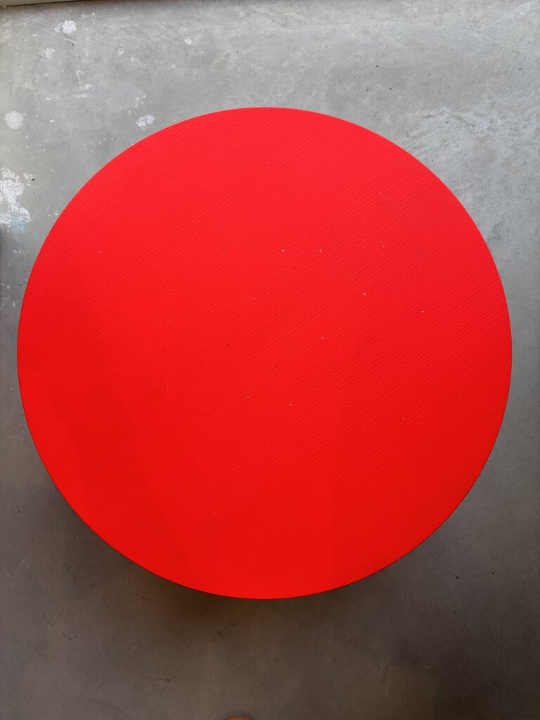 Objekte Unserer Tage Meyer Color Coffee Table - Luminous Red - Low [Ex-display]