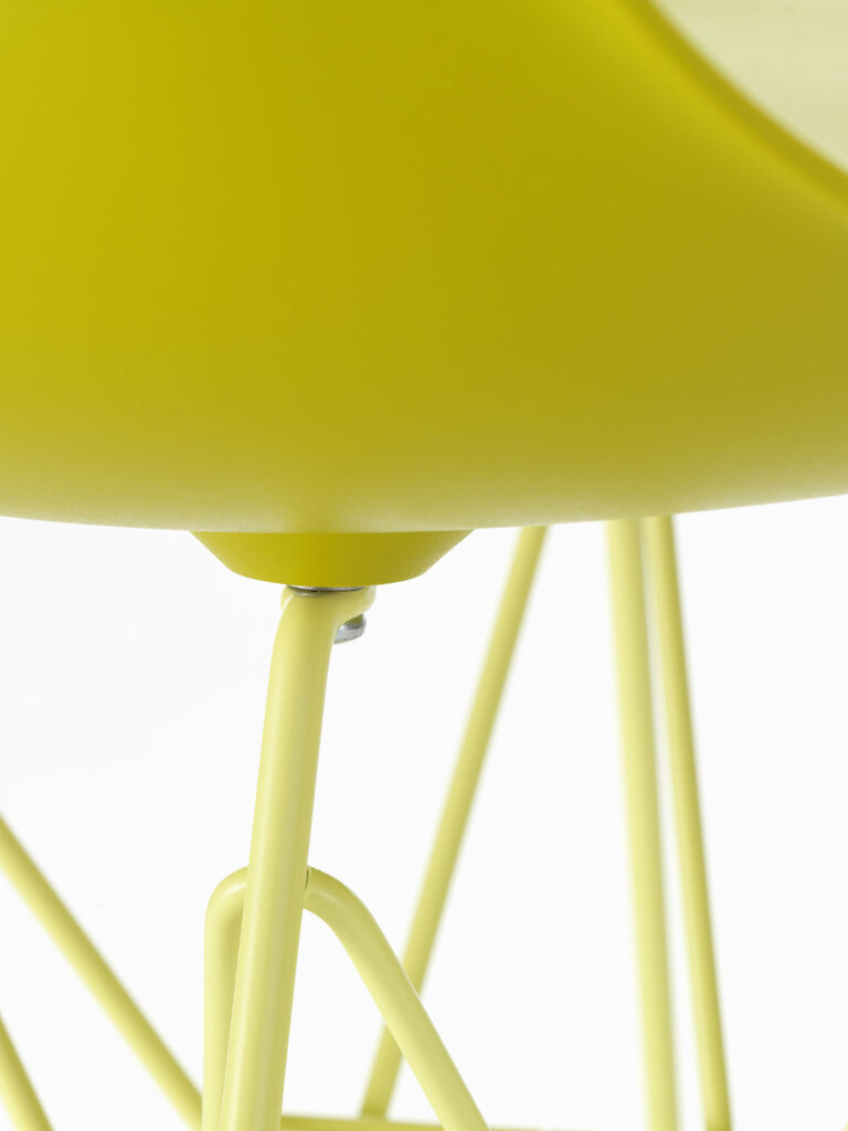 Vitra Eames Plastic Side Chair RE DSR - Mustard/Citron - Set of 4