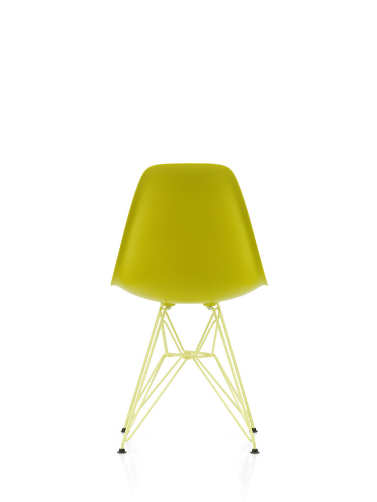 Vitra Eames Plastic Side Chair RE DSR - Mustard/Citron - Set of 4
