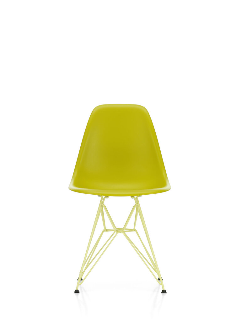 Vitra Eames Plastic Side Chair RE DSR - Mustard/Citron - Set of 4