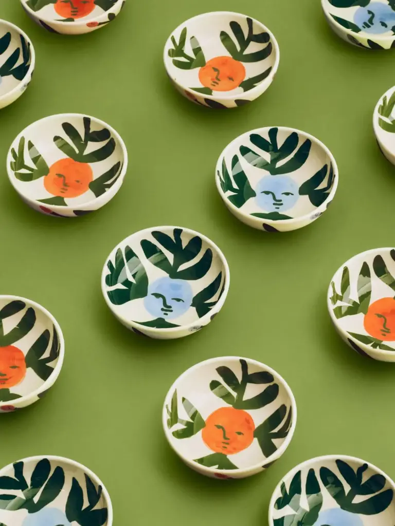 HAY La Pittura Bowl - Ø12 - Pomelo Face Vine