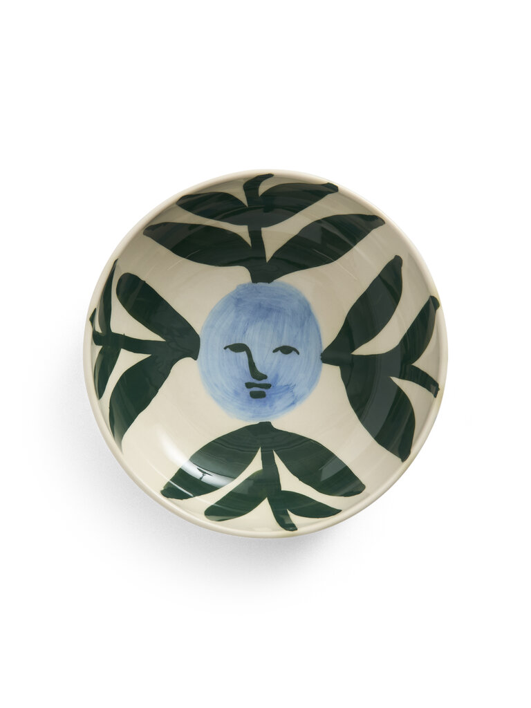 HAY La Pittura Bowl - Ø18 - Moon Face Vine