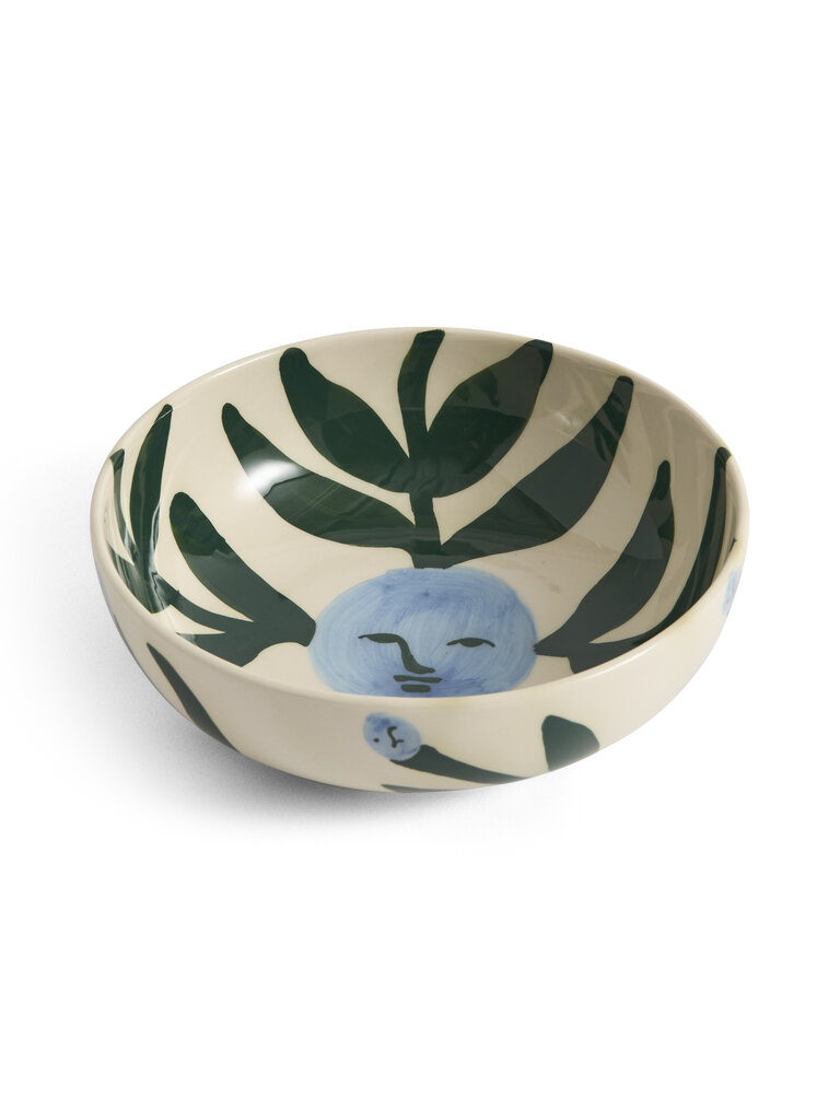 HAY La Pittura Bowl - Ø18 - Moon Face Vine