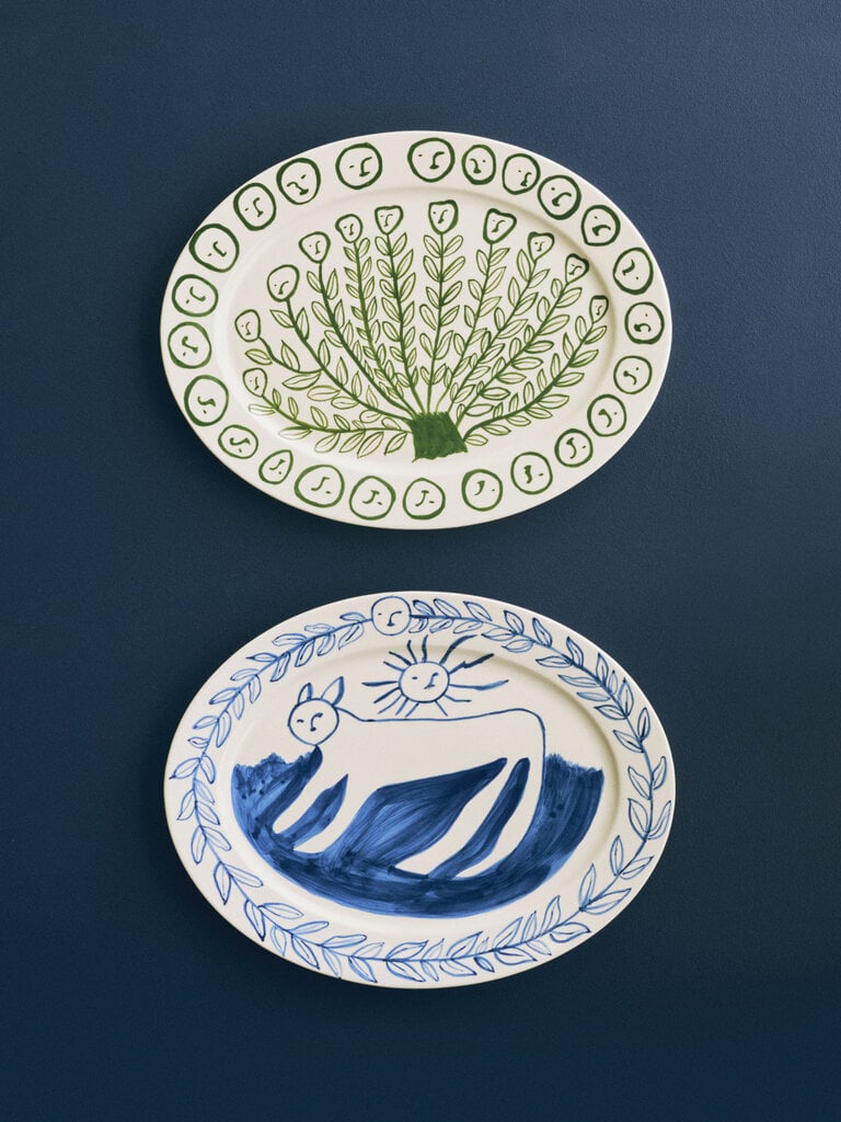 HAY La Pittura Oval Serving Platter - L36,5 - Charlotte