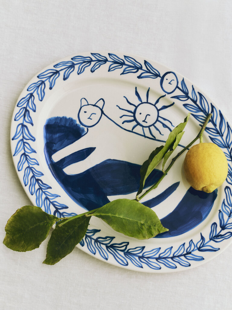 HAY La Pittura Oval Serving Platter - L36,5 - Charlotte