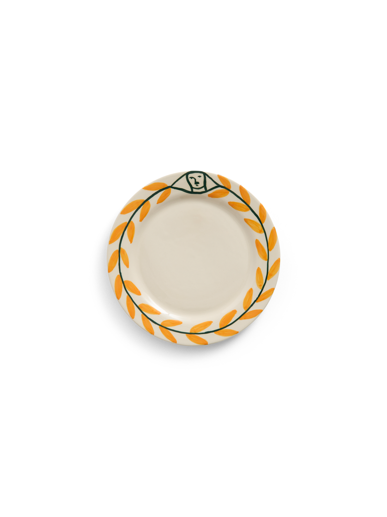 HAY La Pittura Plate - Ø24 - Golden Leaf