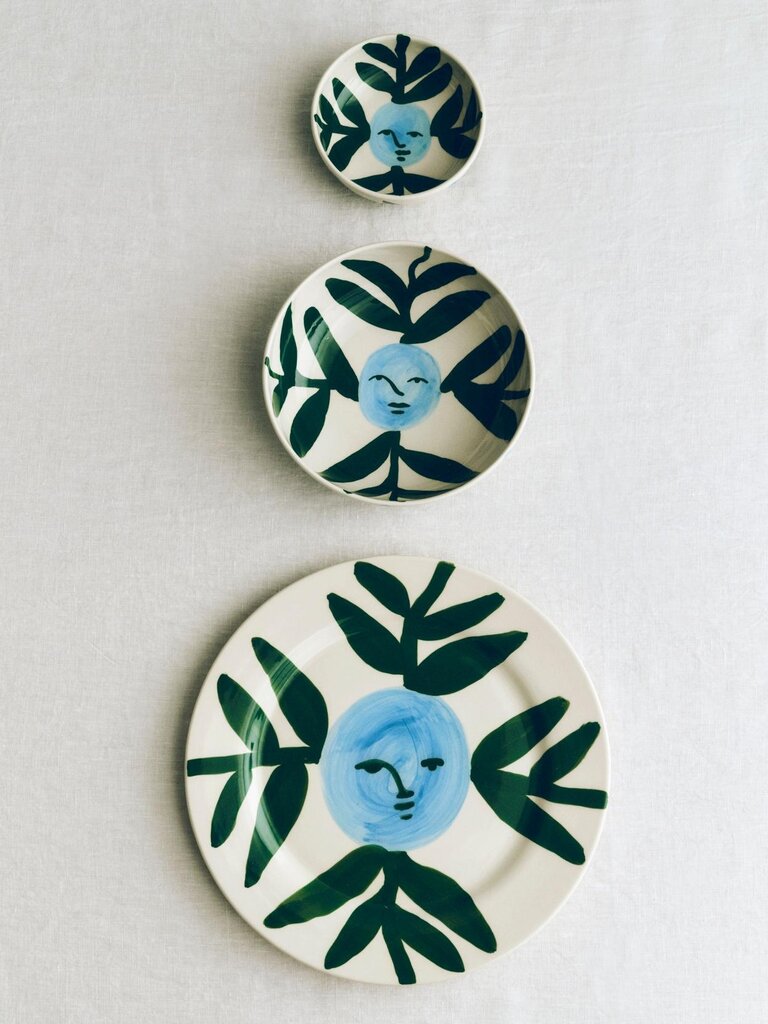 HAY La Pittura Plate - Ø28,5 - Moon Face Vine
