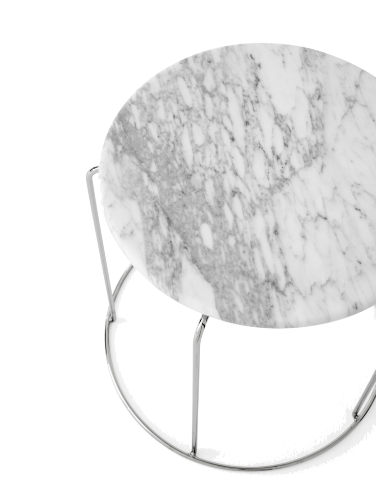 andTradition Wire Stool Marble Top VP11