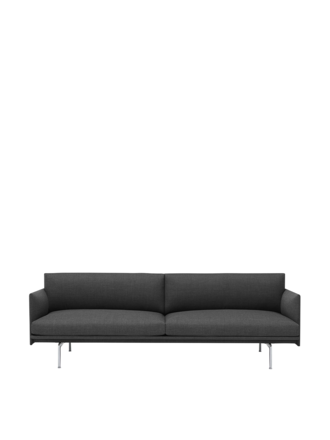 Muuto Outline sofa - 3-Seater - Remix 163/Black Muuto Outline sofa - 3-Seater - Remix 163/Black