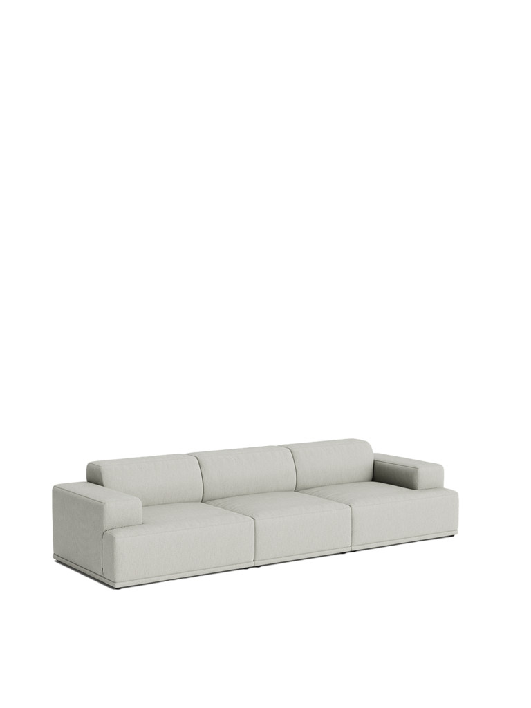 Muuto Connect Soft Modular Sofa - 3-Seater - Clay 12
