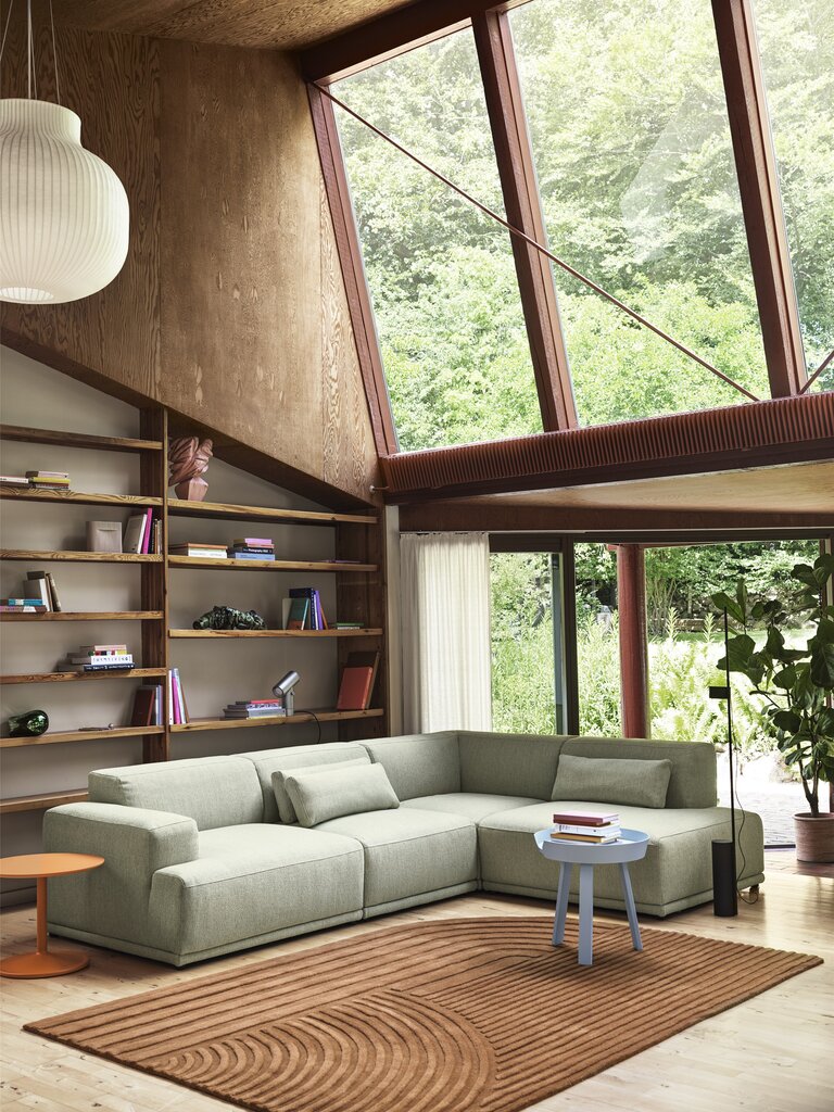 Muuto Connect Soft Modular Sofa - Corner Configuration 2  -  Clay 12