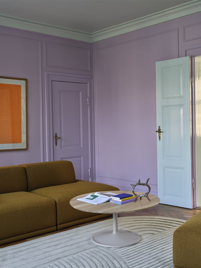 Muuto Connect Soft Modular Sofa -  2-Seater - Configuration 3 - Ecriture 910/Black