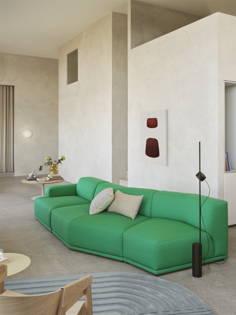 Muuto Connect Soft Modular Sofa -  4-Seater Configuration 2 - Clay 12