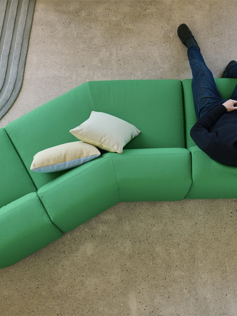 Muuto Connect Soft Modular Sofa -  4-Seater Configuration 2 - Clay 12