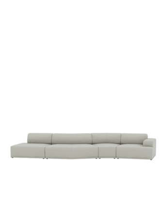 Muuto Connect Soft Modular Sofa -  4-Seater Configuration 2  - Clay 12 Muuto Connect Soft Modular Sofa -  4-Seater Configuration 2  - Clay 12