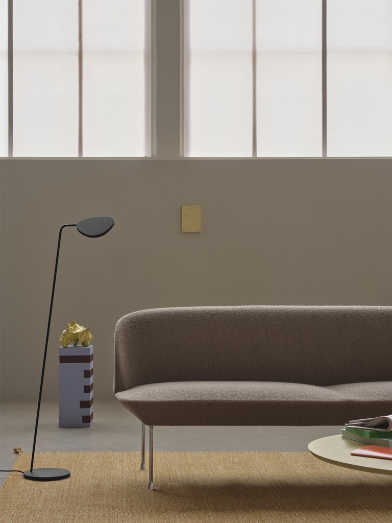 Muuto Oslo Sofa -  3-Seater - Steelcut 452/Black