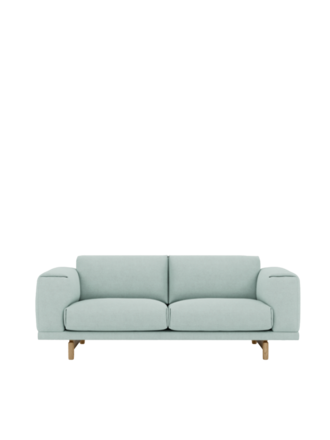 Muuto Rest Sofa - 2 seater -  Fiord 721/Oak Muuto Rest Sofa - 2 seater -  Fiord 721/Oak