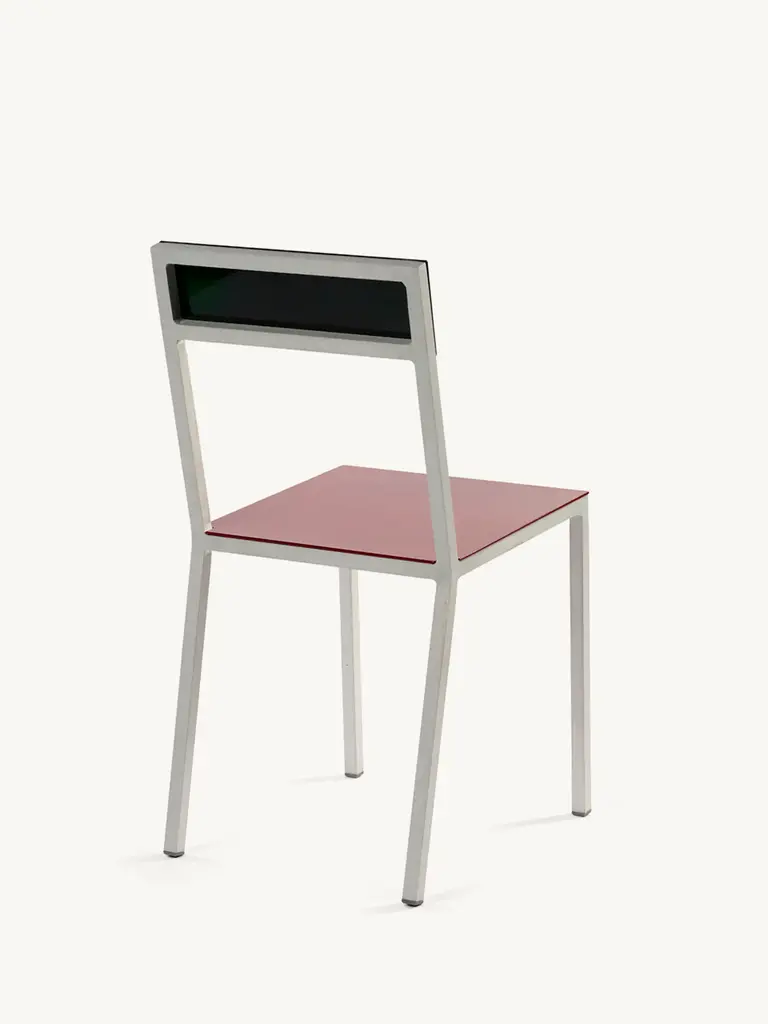 Valerie Objects Alu Chair - Bordeaux/Candy Green