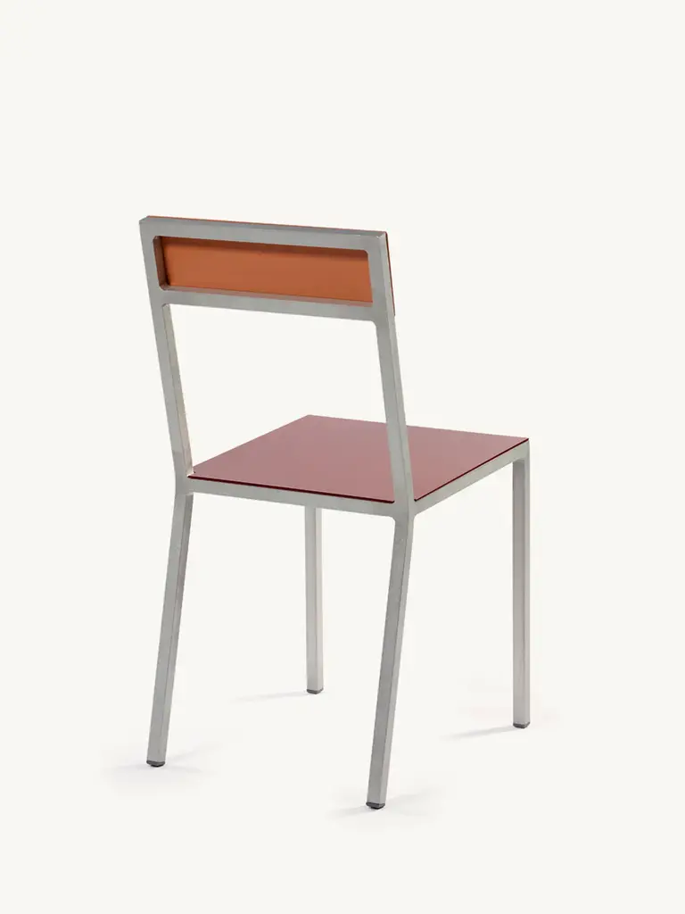 Valerie Objects Alu Chair - Bordeaux/Pink