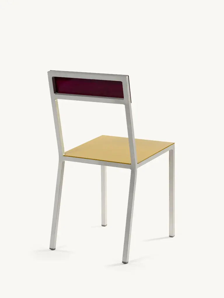 Valerie Objects Alu Chair - Curry/Candy Purple