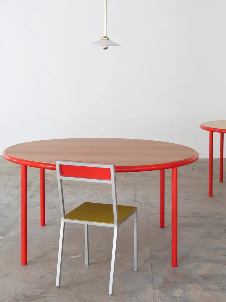 Valerie Objects Alu Chair - Curry/Red