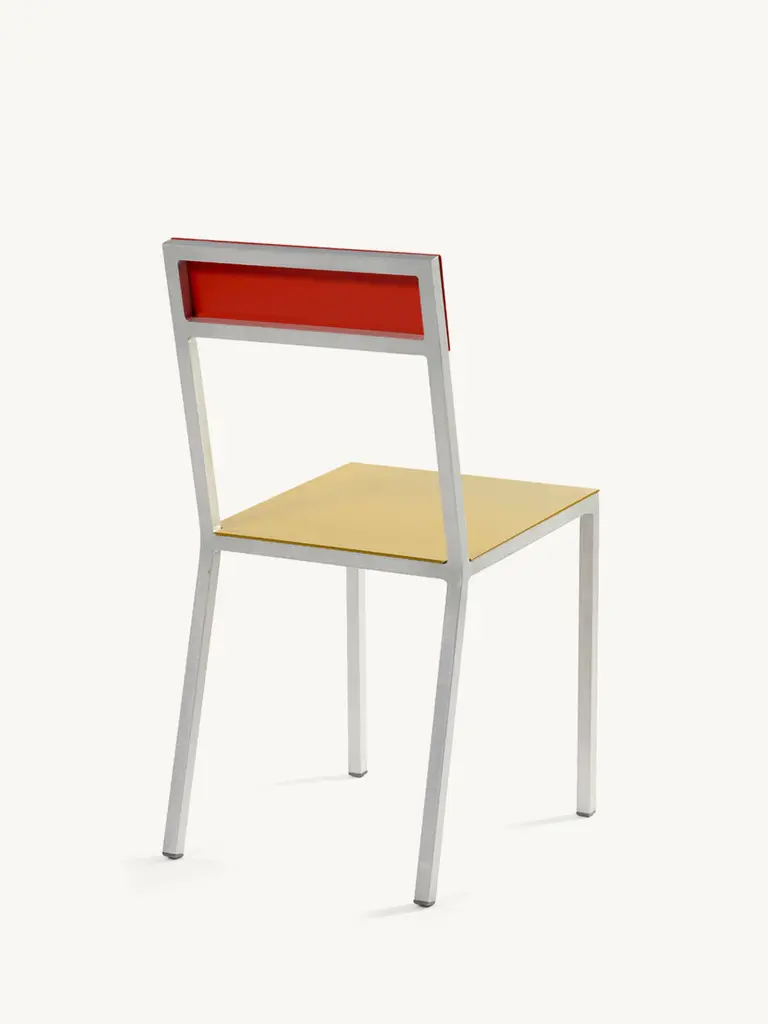 Valerie Objects Alu Chair - Curry/Red