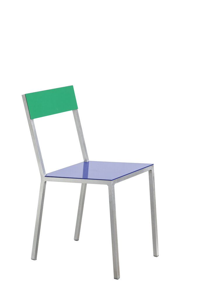 Muller Van Severen Alu Chair - Dark Blue/Green