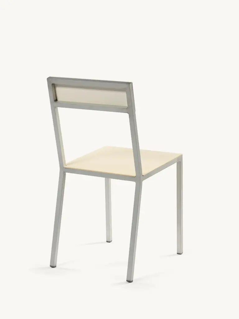 Valerie Objects Alu Chair - Ivory/White