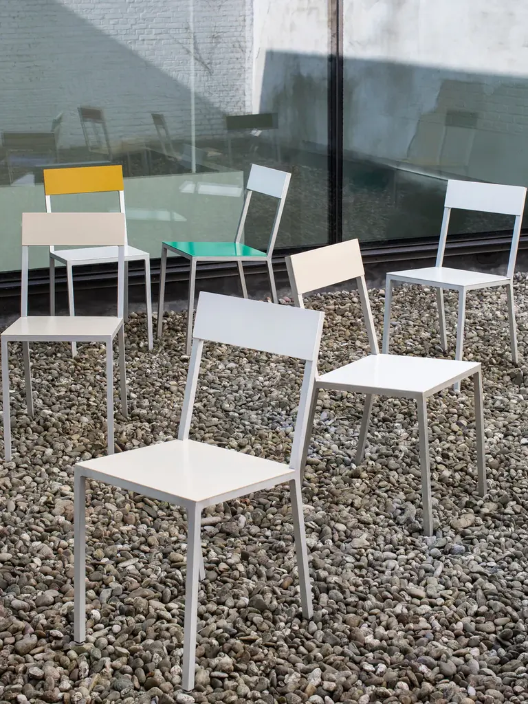 Muller Van Severen Alu Chair - White/Ivory