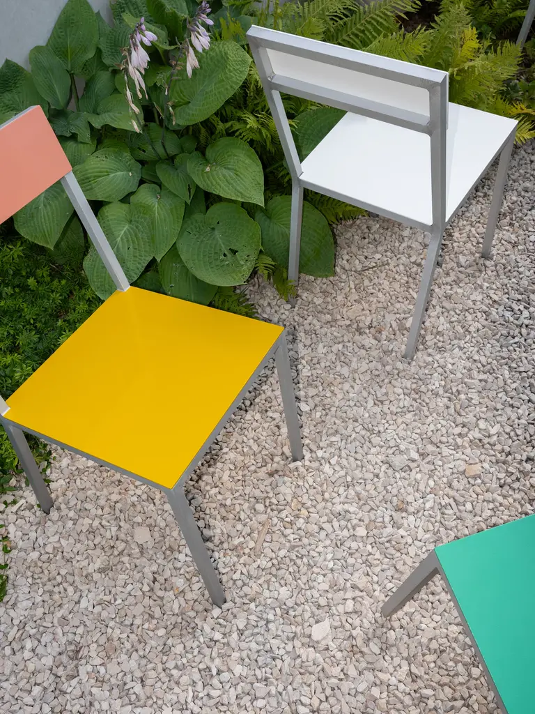 Muller Van Severen Alu Chair - White/White