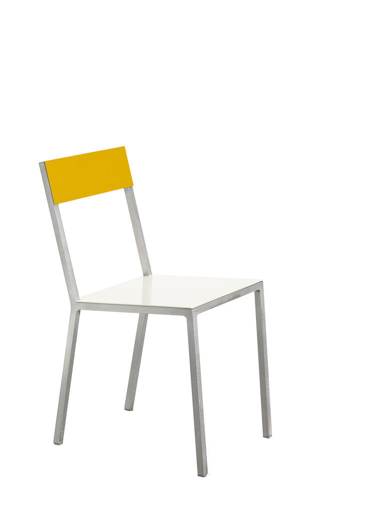 Muller Van Severen Alu Chair - White/Yellow