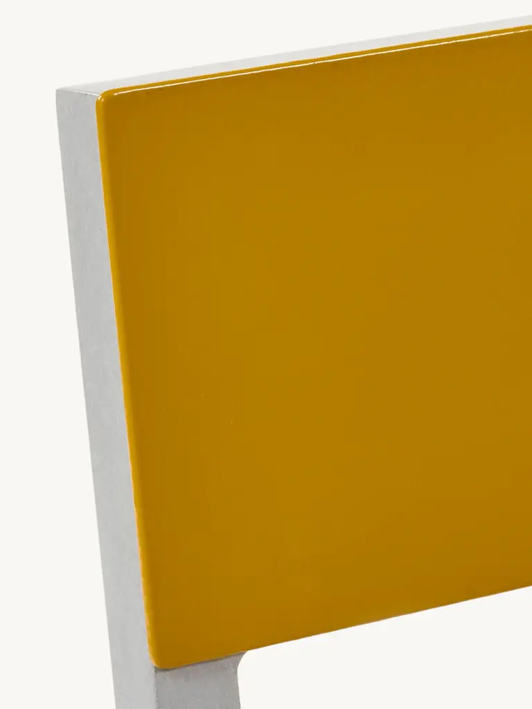 Muller Van Severen Alu Chair - White/Yellow