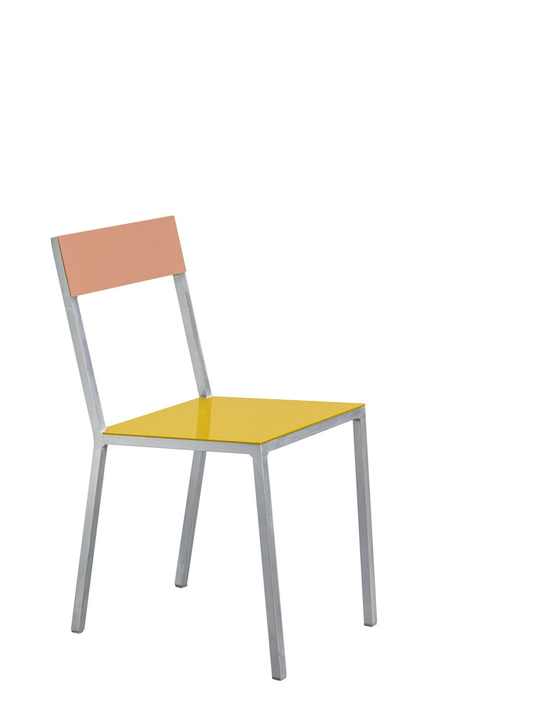 Valerie Objects Alu Chair - Yellow/Pink