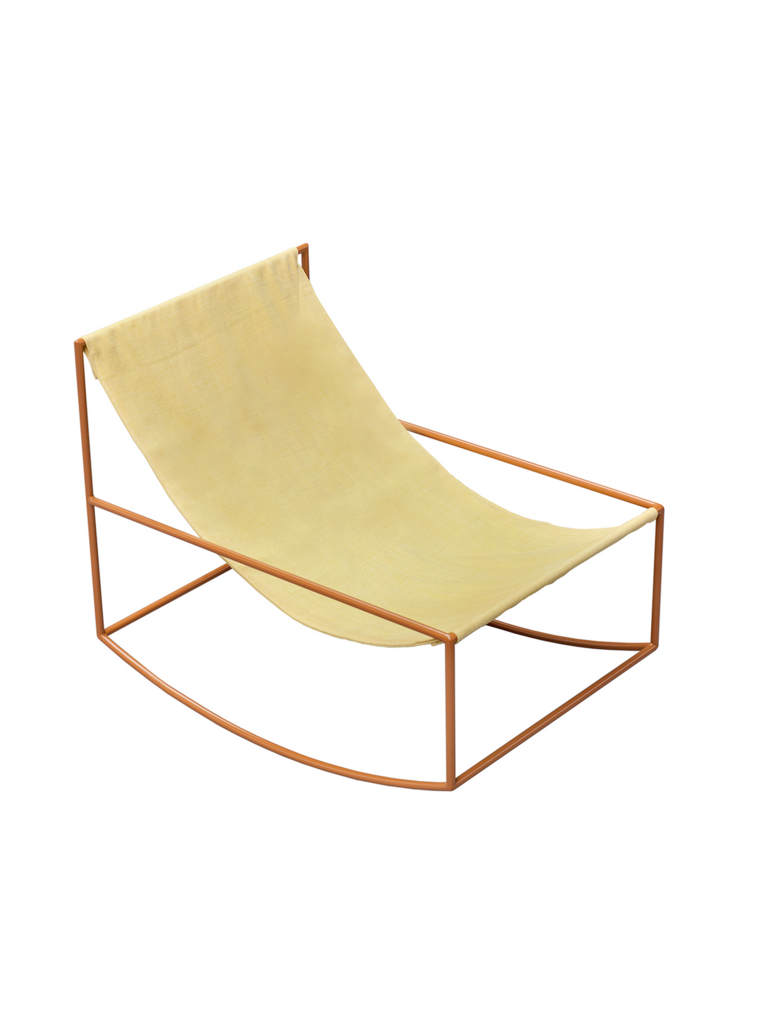 Muller Van Severen Rocking Chair - Mustard/Yellow
