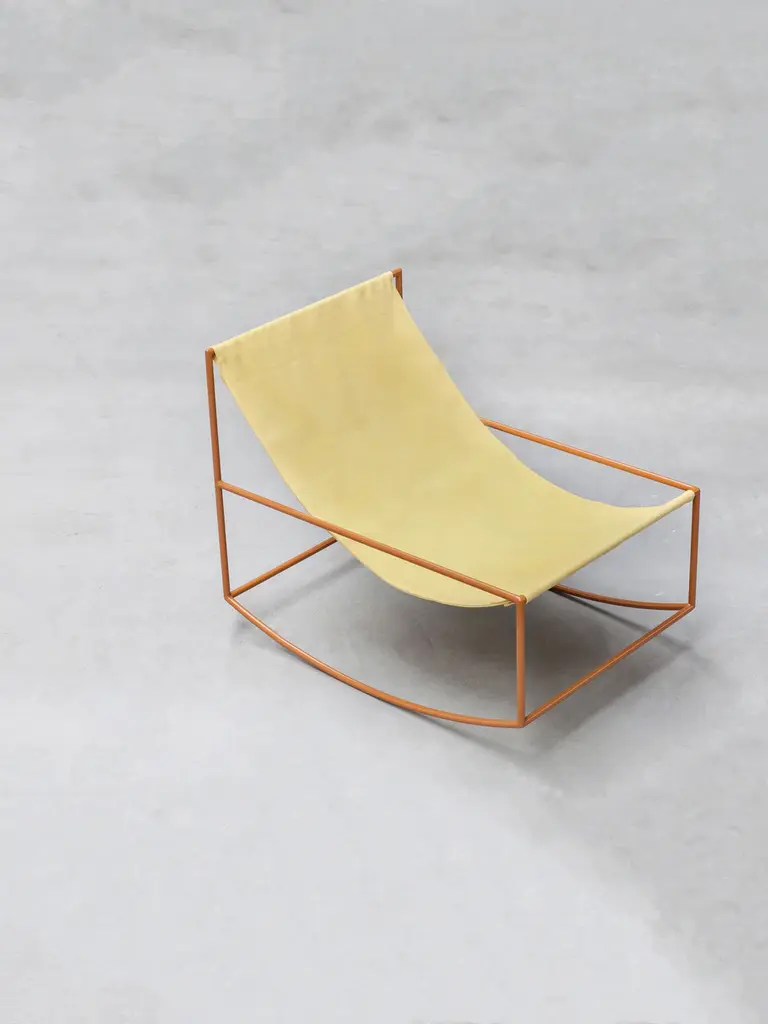 Muller Van Severen Rocking Chair - Mustard/Yellow