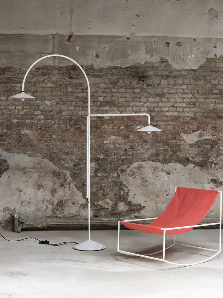 Valerie Objects Rocking Chair - White/Red