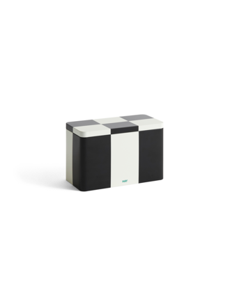 HAY Tin Container - Medium - Black & Off-white