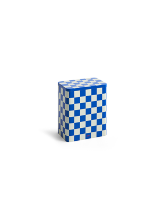 HAY Tin Container - Large - Blue & Off-white