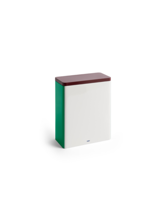 HAY Tin Container - XL - Off-white, Burgundy & Green