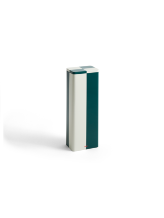 HAY Tin Container - Slim - Green & Off-white