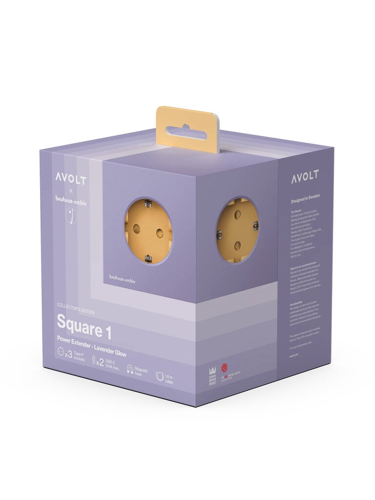 Avolt Square 1 (USB-C) with cable - Bauhaus-Archiv