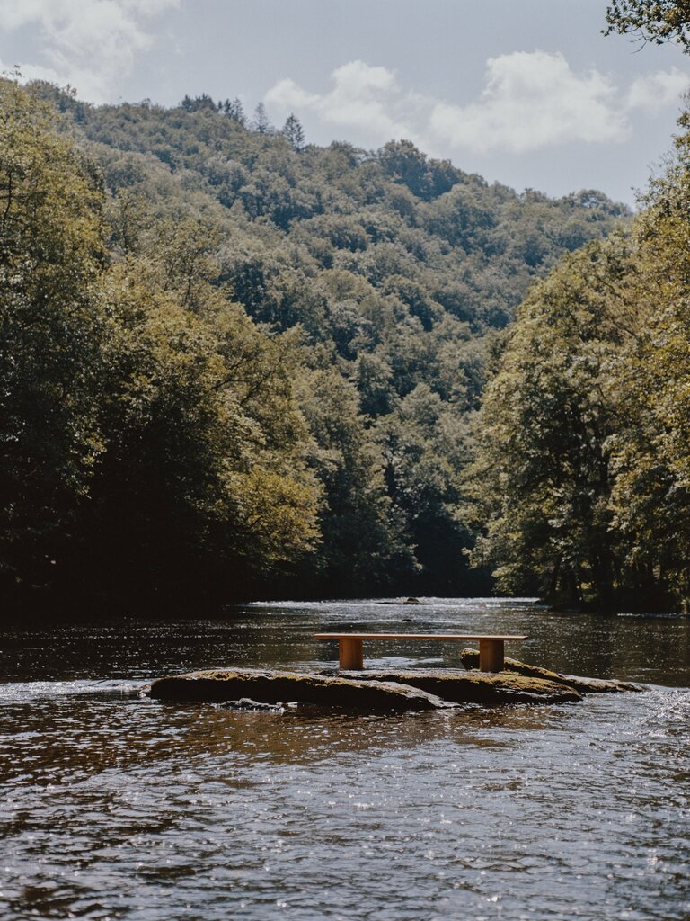 After The Rain Inflow Claudie Bench