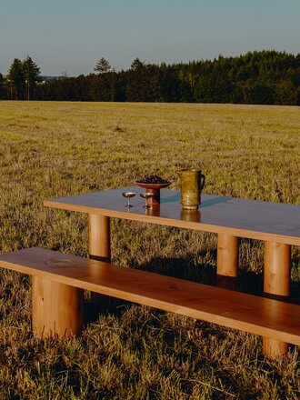 After The Rain Inflow Claudie Bench