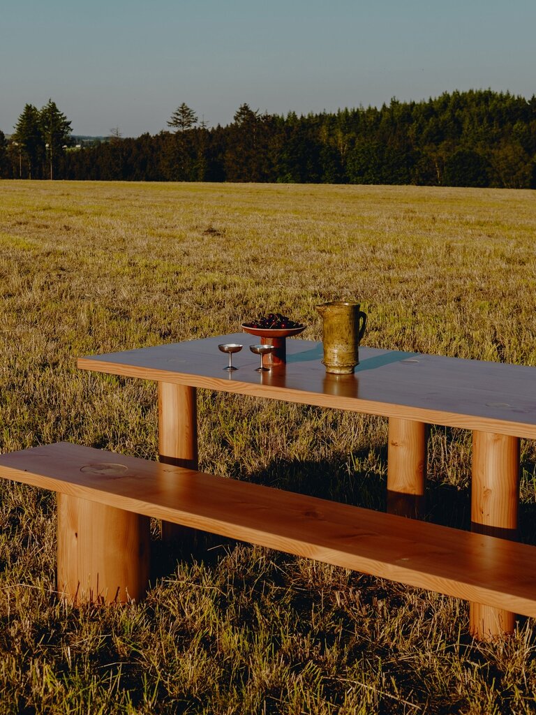 After The Rain Inflow Claudie Bench