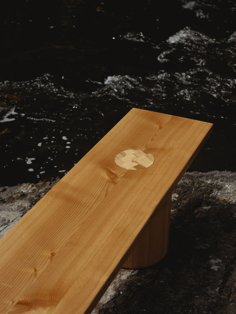 After The Rain Inflow Claudie Bench