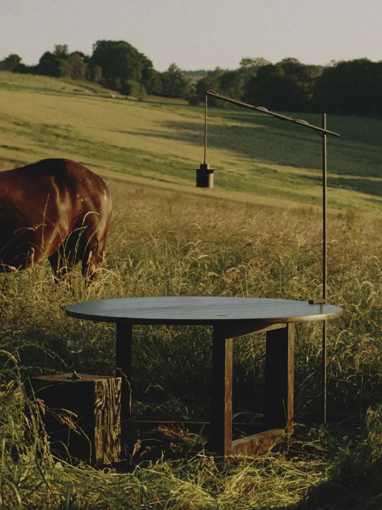 After The Rain Triangle Round Table