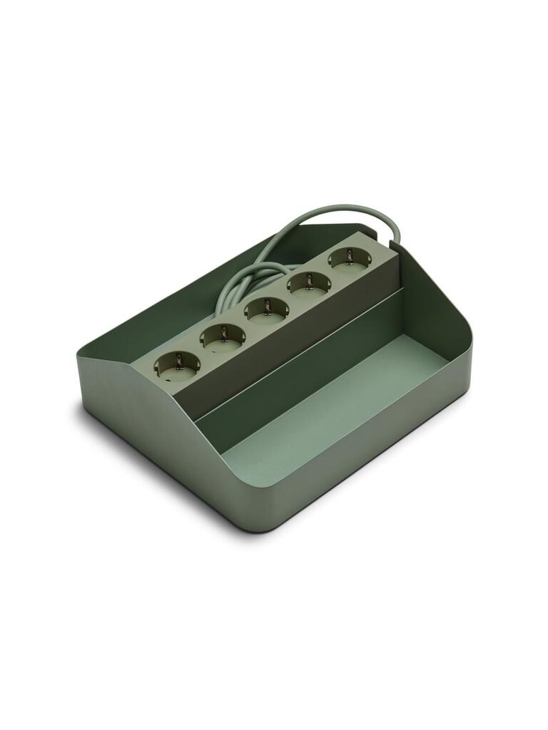 Pedestal Power Bar Tray Double